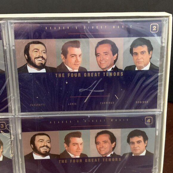 The Four Great Tenors Cassette Set (1999) - Pavarotti, Lanza, Carreras, Domingo - Picture 7 of 14